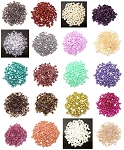 20 Pack of Czech Glass BUTTON Beads Combo Pack